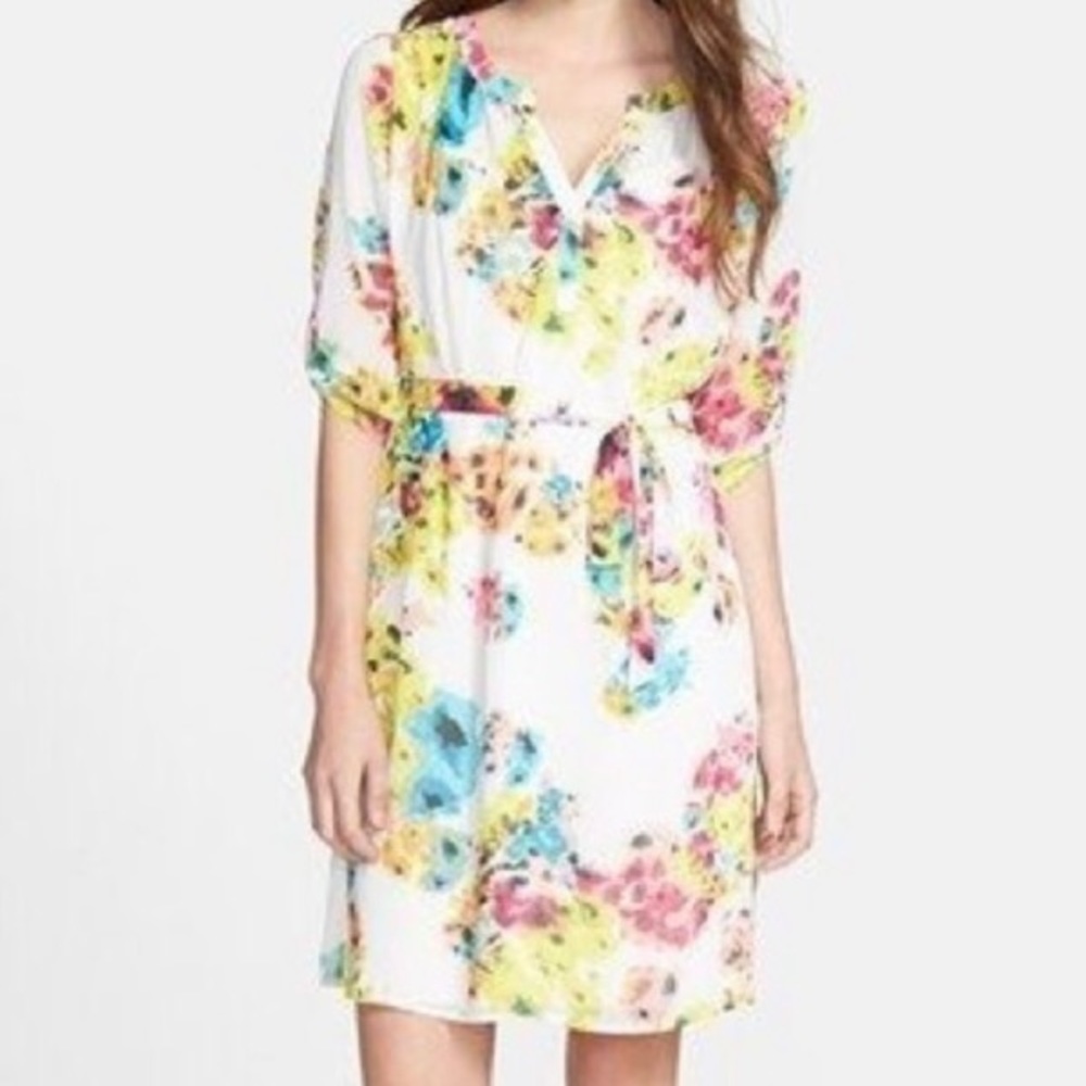 NWT Kut from the Kloth Adali Dress, Size 6, Floral Multi Colored